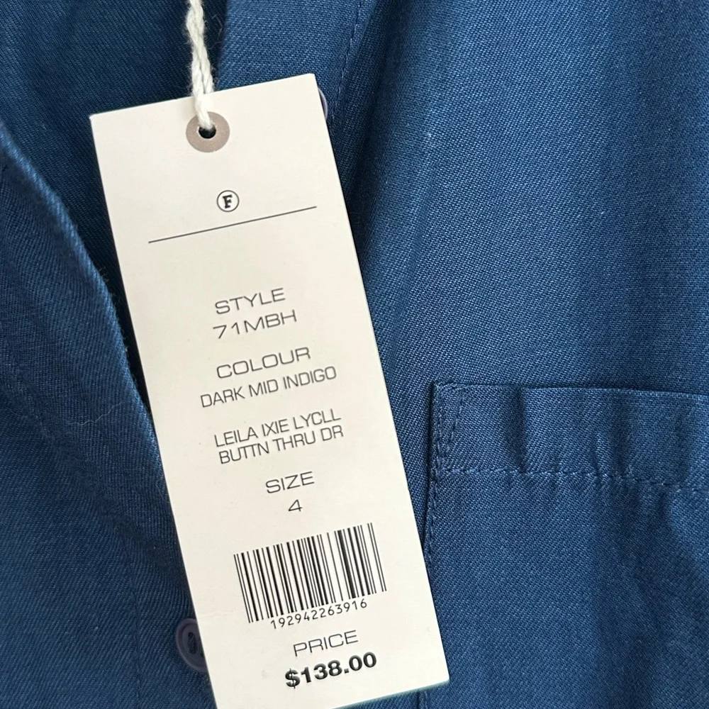 French Connection Navy Midi Dress - Picture 4 of 7